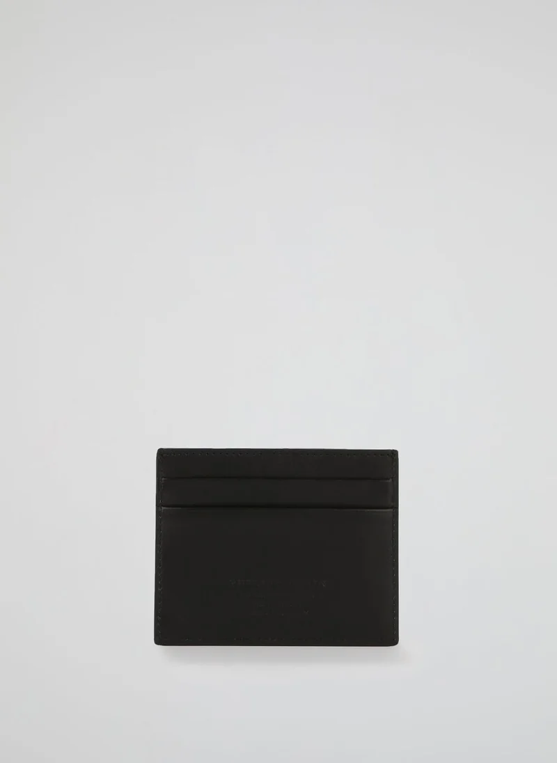PHILIPP PLEIN  PP1978 Black Monogram Patched Card Holder  | Best Price UAE