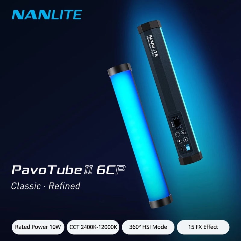 نانليت إضاءة استوديو تصوير Nanlite, PavoTube II 6CP - Image 1