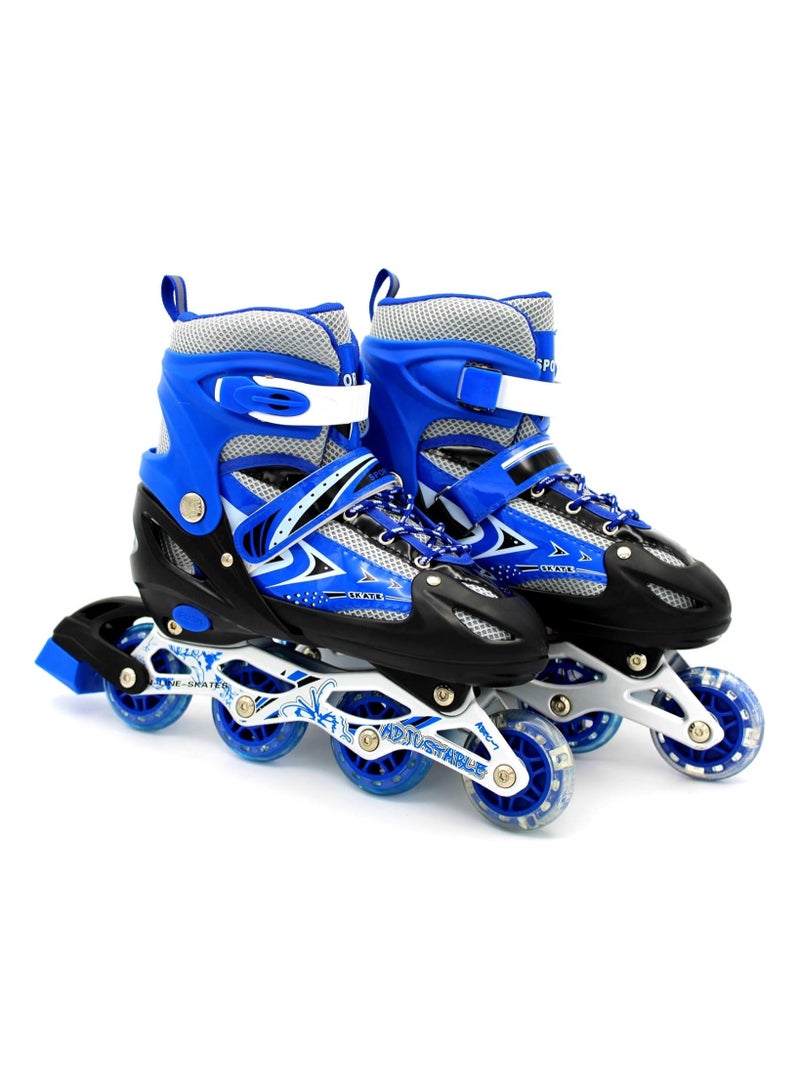 DubaiGallery Adjustable Inline Roller Skates Men and Women Flat Flower Skates Professional Single Row Fancy Roller Skates Inline Skater Beginners - Image 4