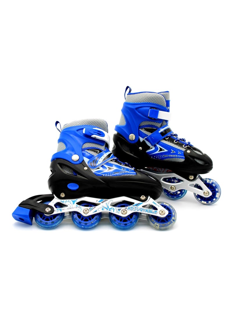 DubaiGallery Adjustable Inline Roller Skates Men and Women Flat Flower Skates Professional Single Row Fancy Roller Skates Inline Skater Beginners - Image 2