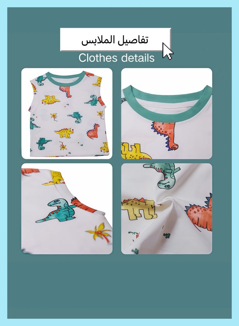 Baby children's vests, spring and summer for boys and girls, sleeveless tops, undershirts, suspenders  - Image 2