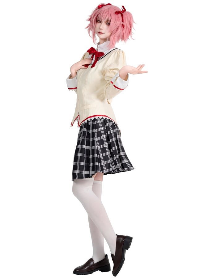 OSIAS Puella Magi Madoka Magica Kaname Madoka Uniform Cosplay Costume（M） - Image 2