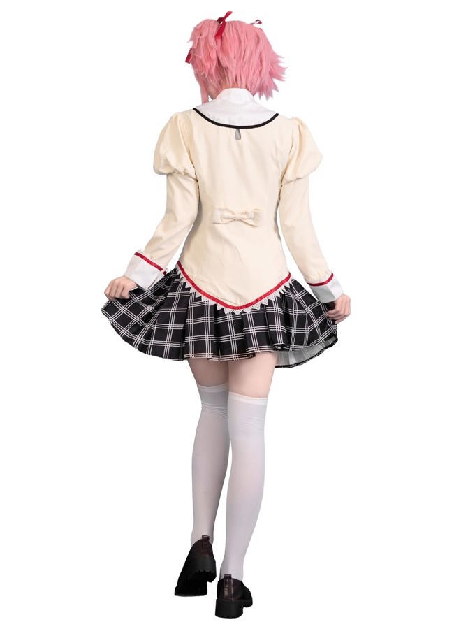 OSIAS Puella Magi Madoka Magica Kaname Madoka Uniform Cosplay Costume（M） - Image 4