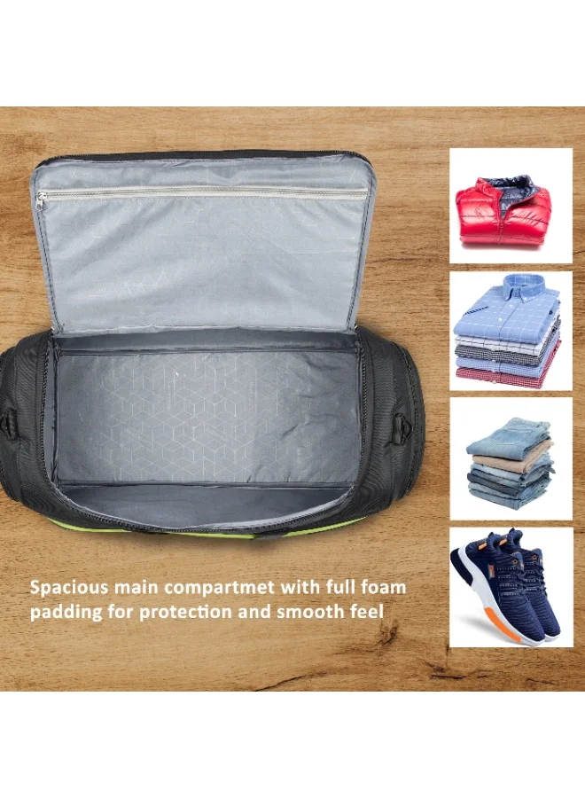 Lavie Sport Epitome 55 cms Duffle Bag For | Airbag| Duffle (Black)