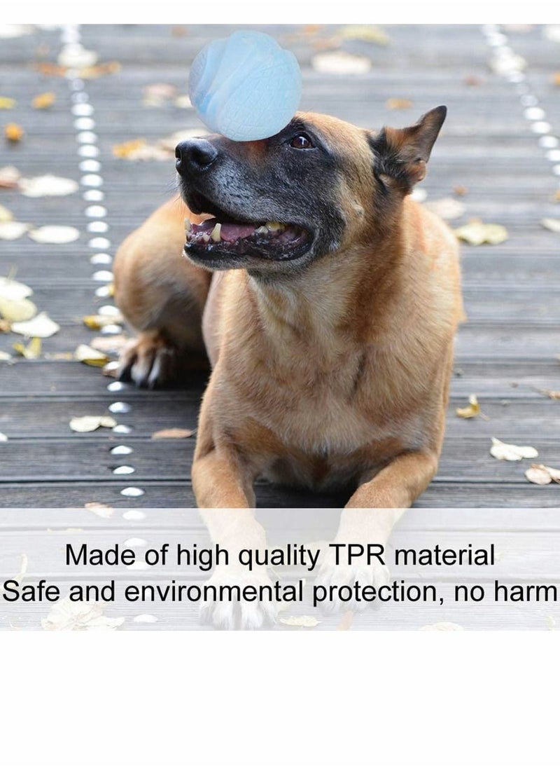 SYOSI Chew Cleaning Ball Pet Toys TPR Pet Ball Toys Safe Eco-Friendly Pet Molar 3 Pcs Durable Soft Interactive Teeth Cleaning Toy For Pets Dogs  - Image 3