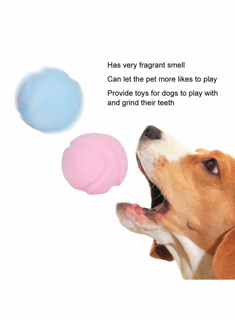 SYOSI Chew Cleaning Ball Pet Toys TPR Pet Ball Toys Safe Eco-Friendly Pet Molar 3 Pcs Durable Soft Interactive Teeth Cleaning Toy For Pets Dogs  - Image 4