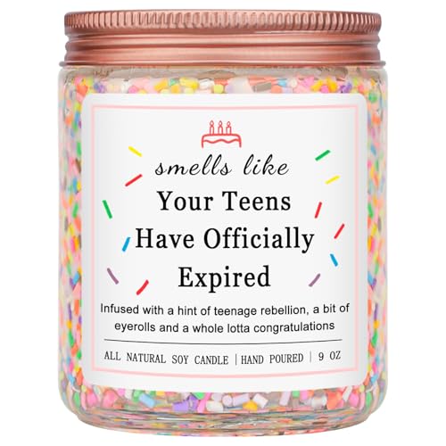 Homsolver Birthday Candles Gifts for 20 Year Old Female, Happy 20th Birthday Decorations for Women, 20 Year Old Birthday Gifts for Girl Her (Vanilla Birthday Cake Scent with Sprinkles) - Image 1
