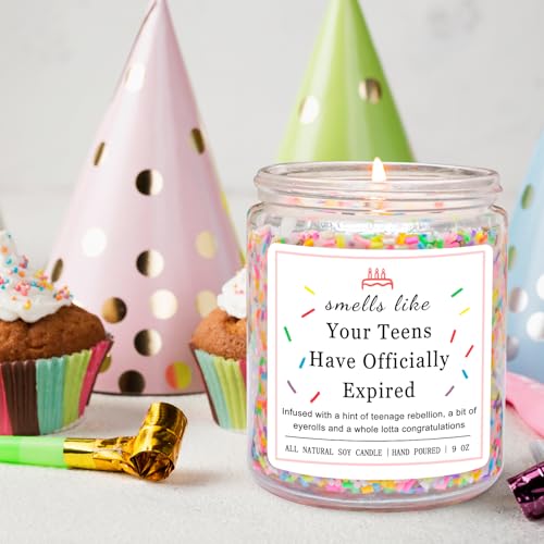 Homsolver Birthday Candles Gifts for 20 Year Old Female, Happy 20th Birthday Decorations for Women, 20 Year Old Birthday Gifts for Girl Her (Vanilla Birthday Cake Scent with Sprinkles) - Image 4