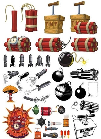 Reysa Design Dynamite Sticker Set 1 20 Pieces Phone, Tablet, Notebook, Laptop Sticker - pzsku/Z9FF097FFCB2870035B03Z/45/_/1741703682/ce1a4d49-f6e4-4d4a-a597-cdfcbefae5c5