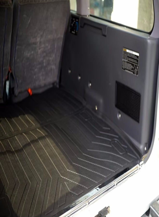 حصيرة صندوق نيسان باترول سفاري Y60. بطانة صندوق ثقيلة الوزن من TPE لباترول Y60. - Image 4