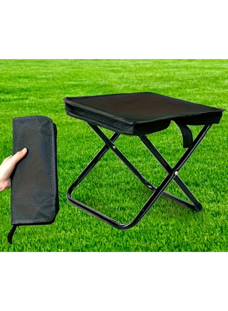Portable Folding Pencil Stool for Outdoor Picnic Small Folding Stool for Camping Hikng Fishing - Image 5