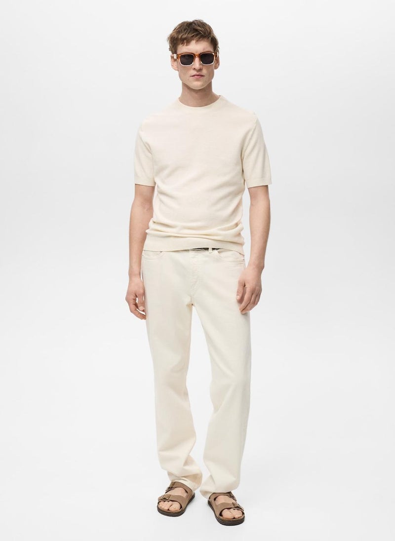Mango Man Essential Crew Neck T-Shirt  - Image 5