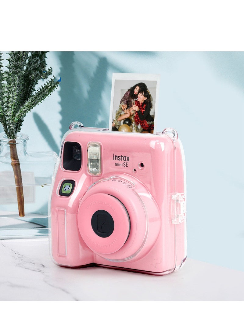 Case For Fujifilm Instax Mini SE - Clear Hard PVC Protective and Portable Camera Cover with Detachable Adjustable Shoulder Stra - Image 4