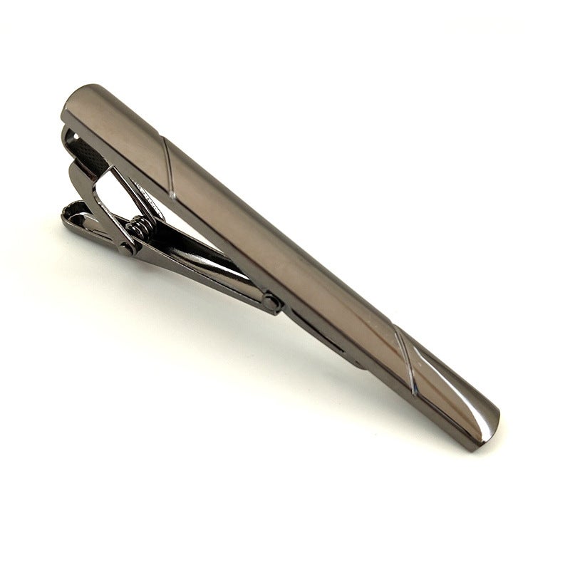 All-Season Tie Clip Yiwu Accessory Set Metal Black Simple Silver Colorful Men'S And Women'S Tie Accessories Clip - Image 3