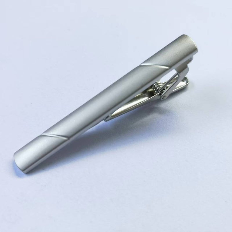 All-Season Tie Clip Yiwu Accessory Set Metal Black Simple Silver Colorful Men'S And Women'S Tie Accessories Clip - Image 1
