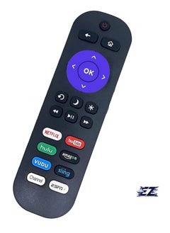 ELTRAZONE Universal Remote Compatible with All TCL Roku TV, Smart 4K HD LED TVs – Replacement Remote with 8 Shortcut Buttons, Easy Setup, Battery Included, Full Functionality  - Image 2