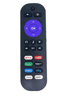 ELTRAZONE Universal Remote Compatible with All TCL Roku TV, Smart 4K HD LED TVs – Replacement Remote with 8 Shortcut Buttons, Easy Setup, Battery Included, Full Functionality  - Image 3