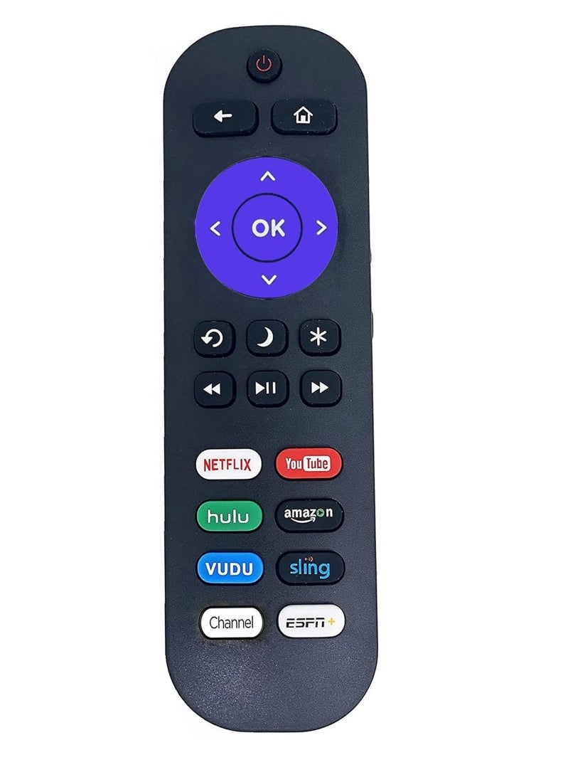 ELTRAZONE - Universal Remote Compatible with All TCL Roku TV, Smart 4K HD LED TVs – Replacement Remote with 8 Shortcut Buttons, Easy Setup, Battery Included, Full Functionality - Image 1