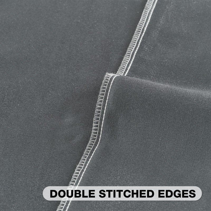FUTEI Dark Grey Chenille Decorative Throw Pillow Covers 18x18 Inch Set of 2,Soft Crushed Striped Texture Cushion Case,Modern Home Decor for Couch Bed Living Room - Image 4