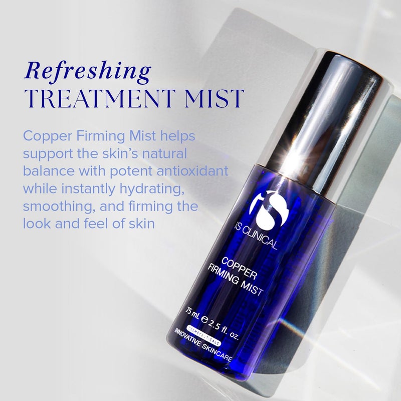 iS CLINICAL Copper Firming Mist; Tones and Firms Skin; Hydrating Mist; Good Setting Spray for Makeup - Image 5