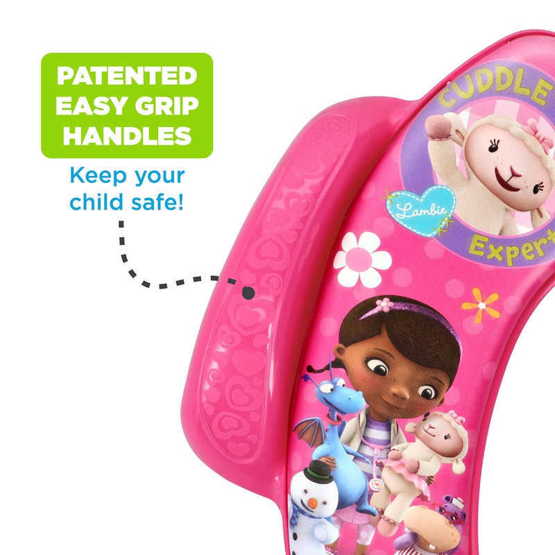 Disney Doc McStuffins "Need a Cuddle" Soft Potty Seat and Potty Training Seat - Soft Cushion, Baby Potty Training, Safe, Easy to Clean - Image 2