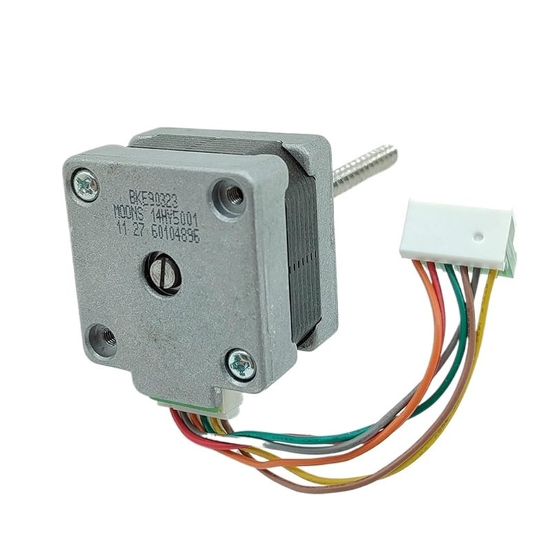 محرك خطوي 35 مم بزاوية 1.8 درجة، ثنائي الطور، 4 أسلاك، مزود بمحمل كريات مزدوج وعمود برغي 5 مم - Image 4