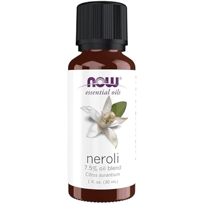 NOW Essential Oils, Neroli Oil, Deeply Floral Aromatherapy Scent, Steam Distilled, 100% Pure, Vegan, Child Resistant Cap, 1-Ounce - Image 1