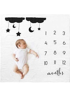 Generic Baby Photo Blanket Creative Month Props Clouds, stars, moon 