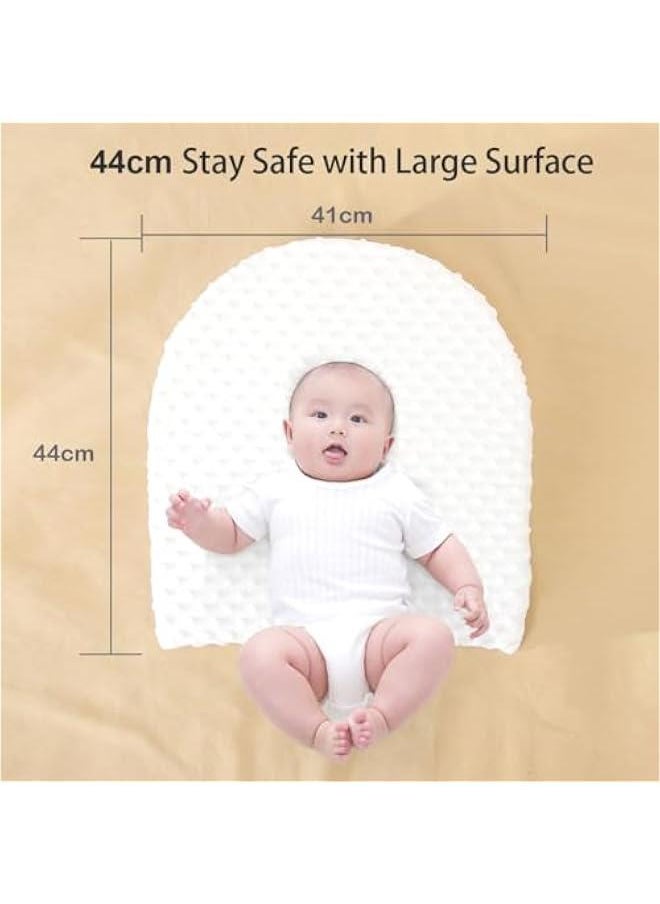 Baby Wedge Pillow, Anti Reflux Colic Cushion, Baby Wedge Pillow for Newborn, Best for Pram Crib Cot Kids Bed Anti Baby Milk Nursing (Blue)