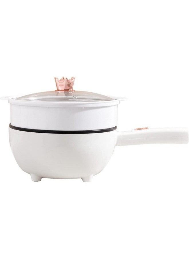 GGEROU 3L Electric Hot Pot with Steamer and Temperature Control,Non-Stick Electric Cooker  - Image 1