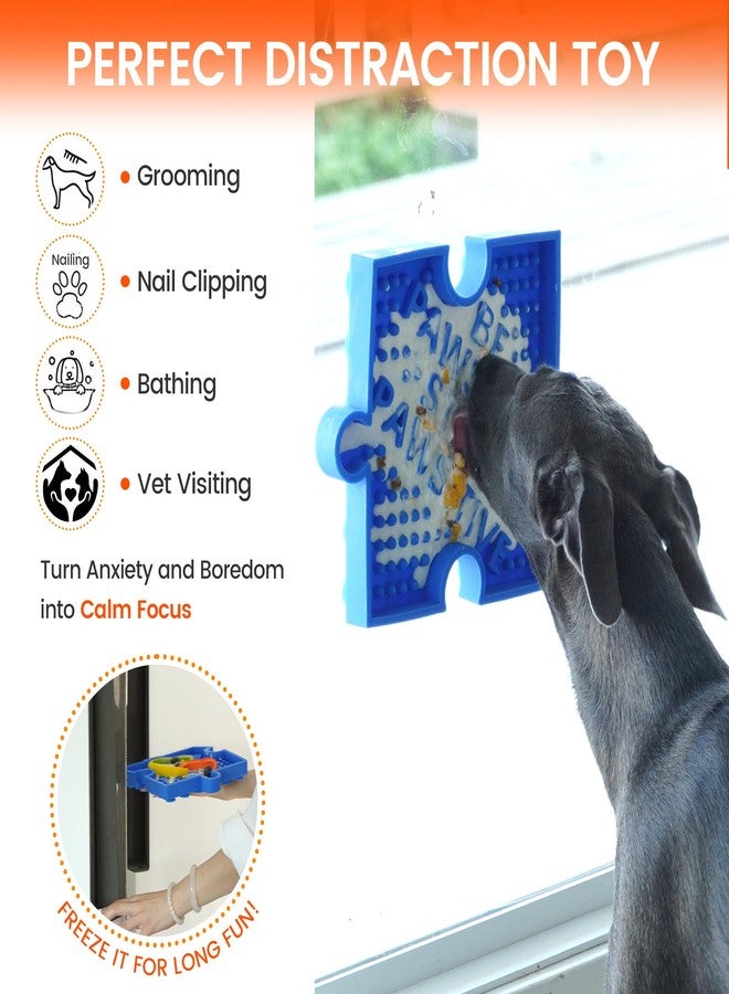 HowGo Puzzle Slow Feeder Lick Mat for Dogs, 38+ Suction Cups | Non-Slip Heavy Duty Maze Enrichment Bowl BPA-Free Silicone | Reduce Boredom Anxiety Free Combination (1PC, Yellow) - Image 4