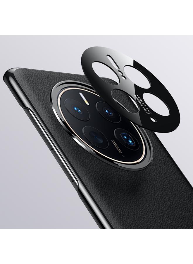 S-TOP Case For Huawei Mate 40 Pro Electroplated PC + Leather Shockproof Phone Case - Image 5