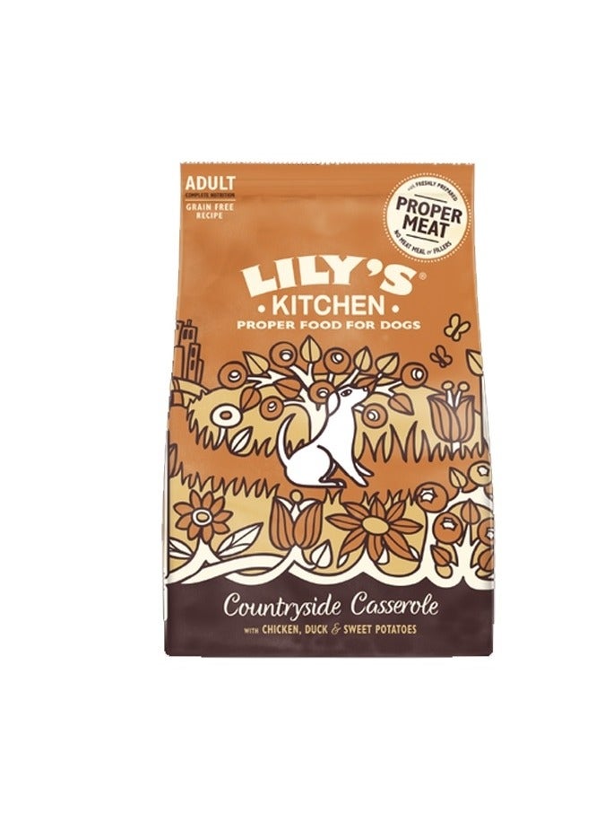 Casserole With Chicken, Duck and Sweet Potatoes Adult Dry Dog Food - Image 3