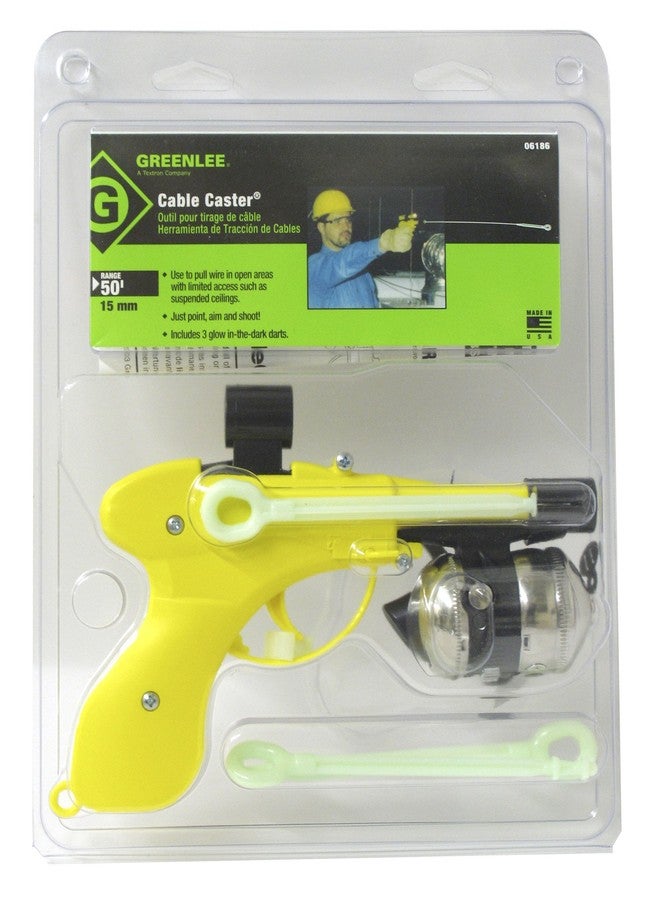 جرينلي أداة سحب الأسلاك Greenlee 06186 Cablecaster بثلاثة رؤوس - Image 3