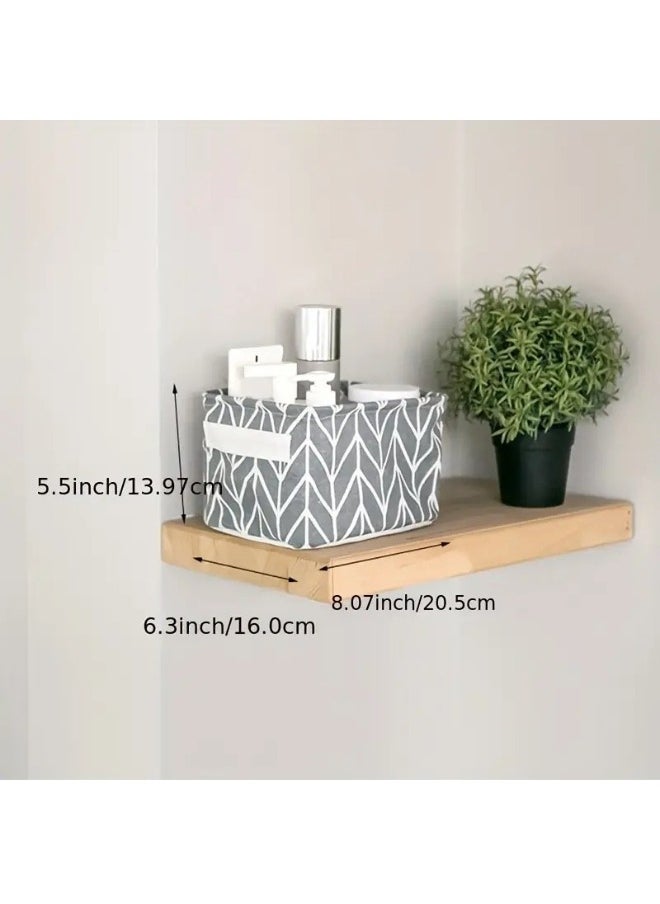 1pcs multi-functional storage box foldable fabric desktop storage basket 20*16*14cm