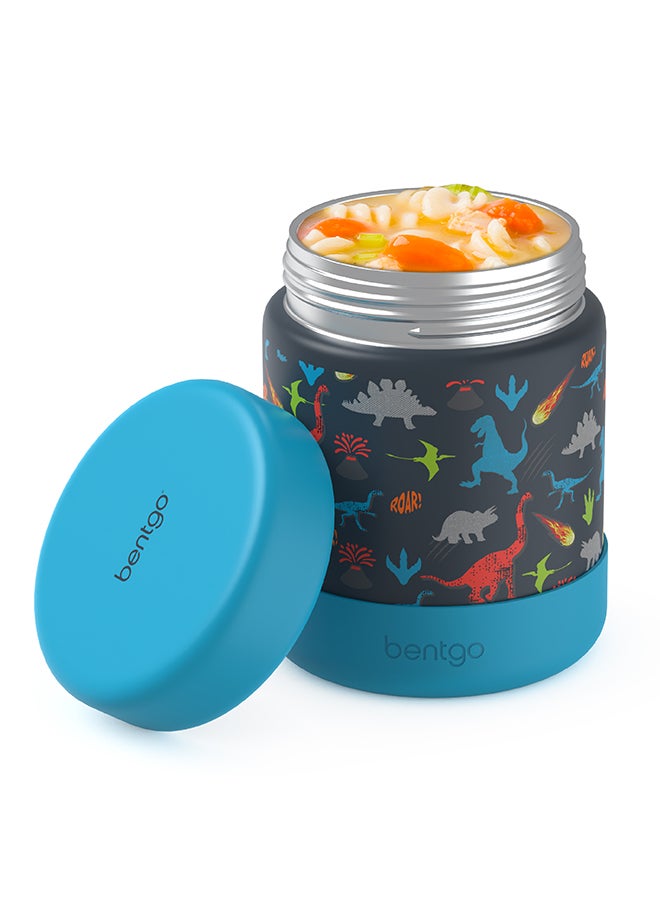 Bentgo Kids - Stainless Steel Food Jars Large - Dino - Image 1