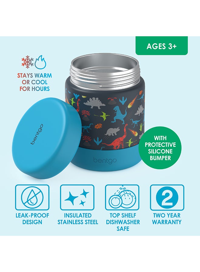 Bentgo Kids - Stainless Steel Food Jars Large - Dino - Image 3