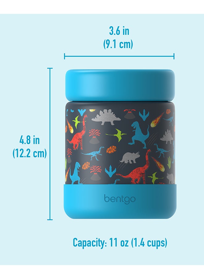 Bentgo Kids - Stainless Steel Food Jars Large - Dino - Image 2