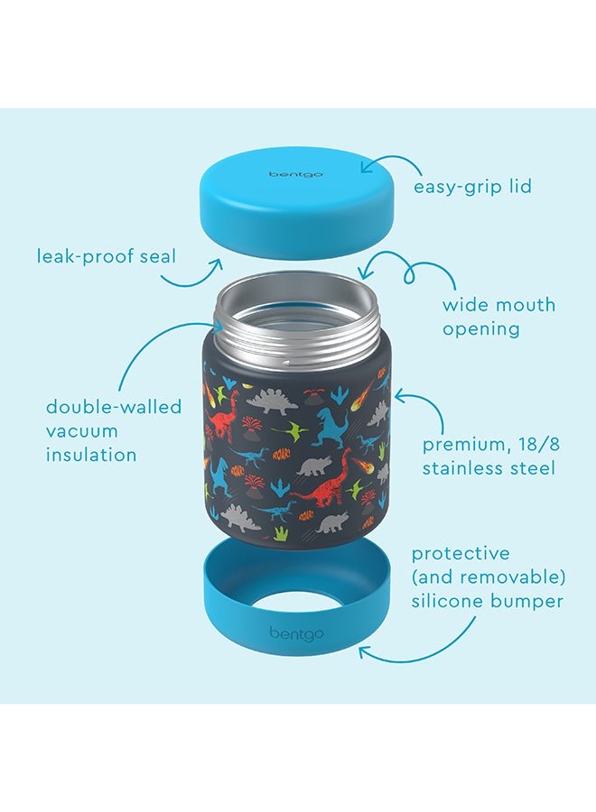 Bentgo Kids - Stainless Steel Food Jars Large - Dino - Image 4