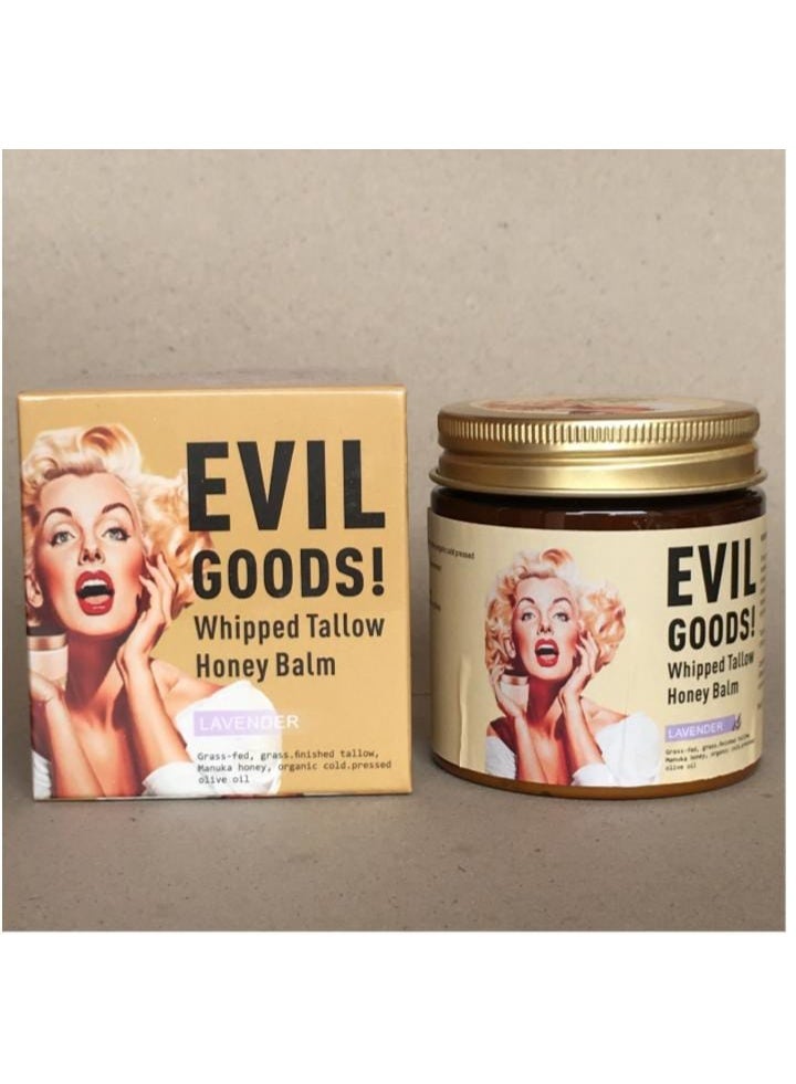 Honey and fat facial balm soothes skin sensitivity