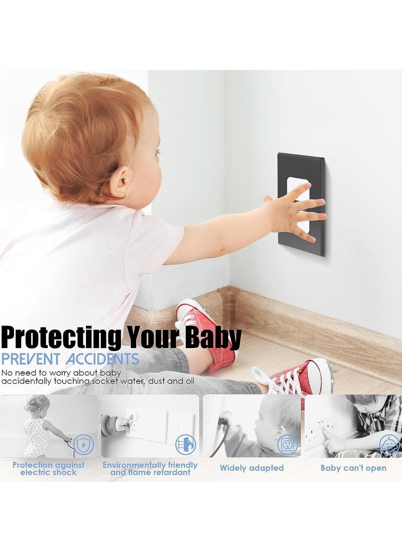 10 Pack Baby Proofing Plug Covers Baby Proofing Outlet Covers Outlet Covers Safety Covers, Electrical Protectors for Your Child and Babies at Home White  - Image 3