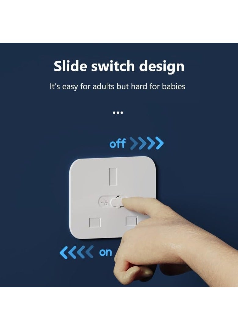 10 Pack Baby Proofing Plug Covers Baby Proofing Outlet Covers Outlet Covers Safety Covers, Electrical Protectors for Your Child and Babies at Home White  - Image 4