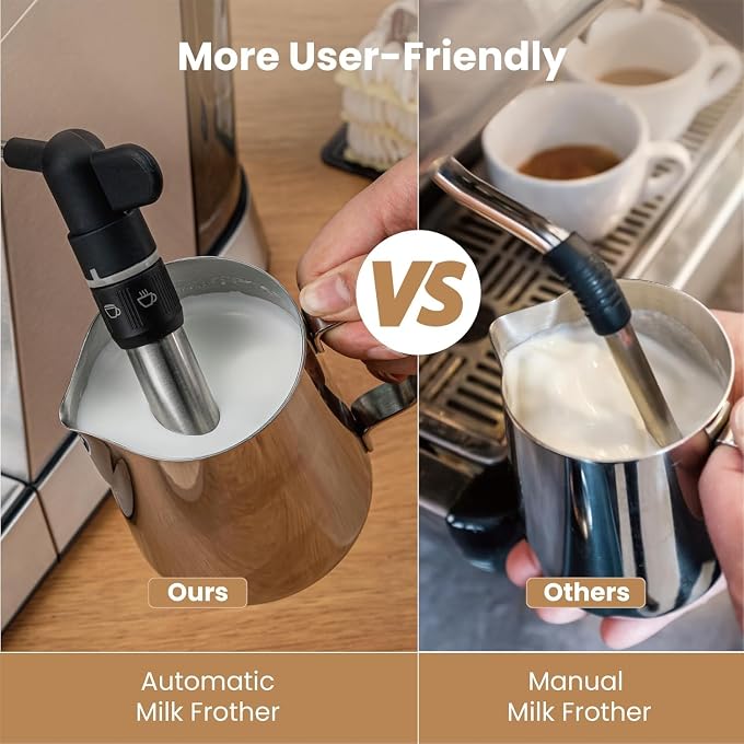 Gevi Espresso Expresso Machine 20 Bar with Auto Milk Frother, Professional Espresso Maker with Steam Wand, Compact Stainless Steel Cappuccino & Latte Machine, Gift for Coffee Lover, Home Baristas - Image 2