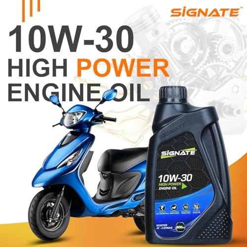 Signate 10W30 4T Scooter Engine Oil 800ML | Maximum Engine Protection & Power Formula For High Performance, 800ML - Image 2