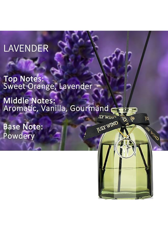 إيروريكس مجموعة موزع الروائح العطرية من القصب، موزع الزيوت العطرية للمنزل والحمام والمكتب، 150 مل، 20#، البرتقال الحلو والخزامى - Image 2