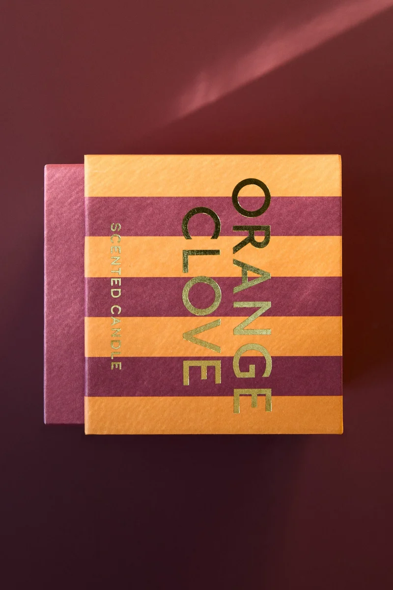 H&M Scented candle in glass holder