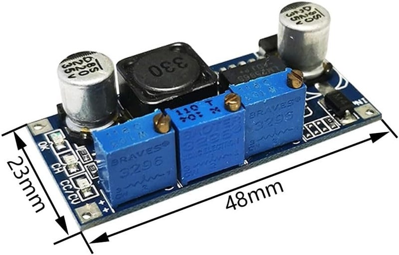 MiOYOOW CC CV Buck Converter Module DC735V to DC12530V Adjustable Step Down LED Power Supply Module Lithium Battery Step Down Charging Board - Image 2