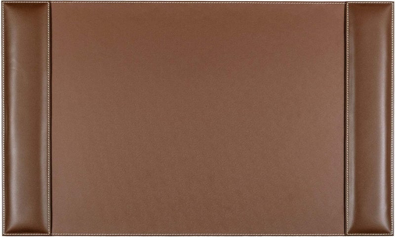 Dacasso Leather Desk Calendar pad 34 x 20 Rustic Brown - Image 2