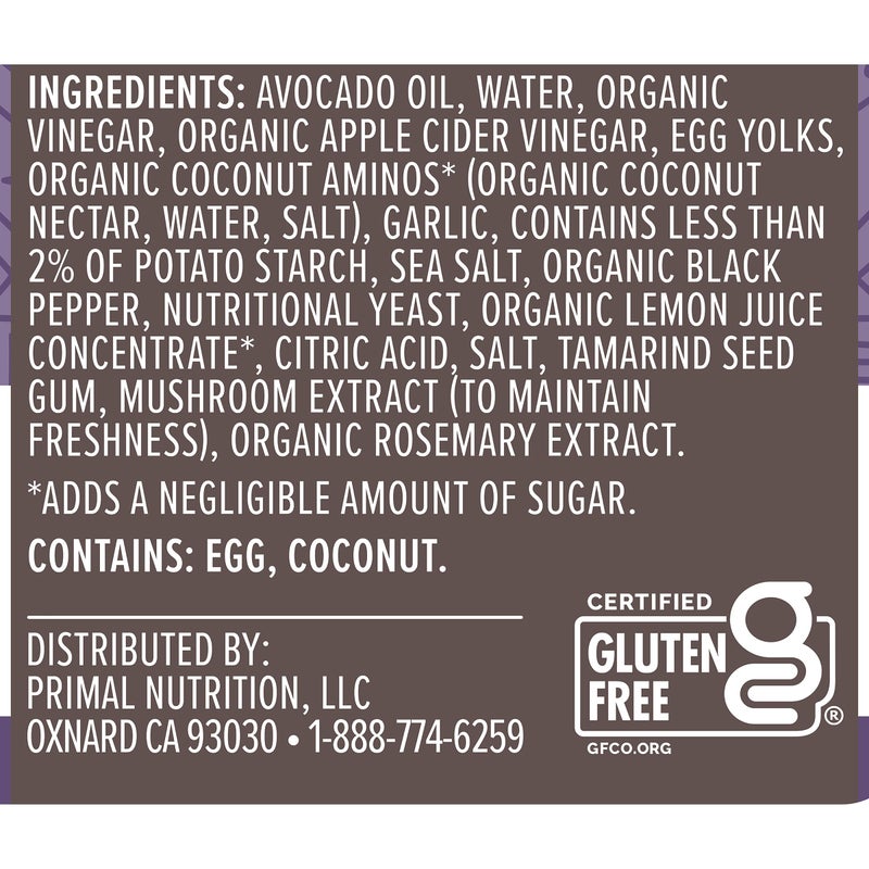 Primal Kitchen صلصة تتبيل سلطة سيزر من برايمال كيتشن وزيت الأفوكادو، معتمدة من Whole30، صديقة للباليو، ومعتمدة كيتو، 8 أونصات سائلة - Image 5