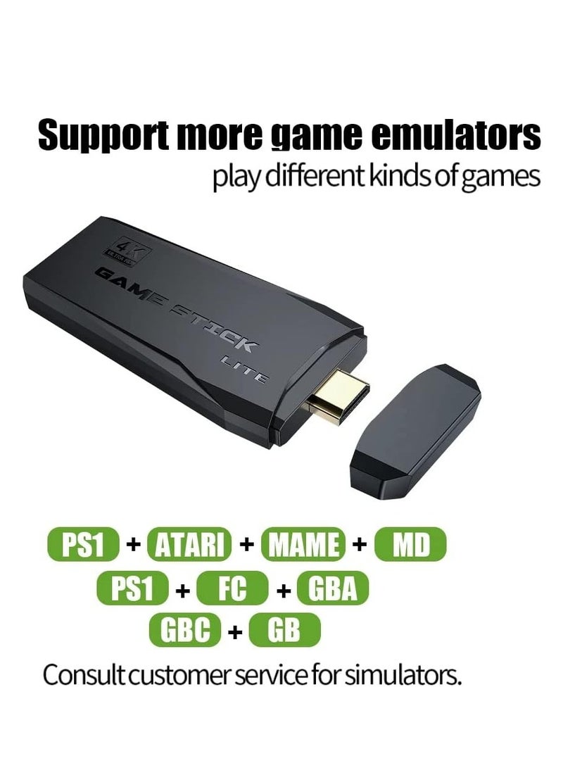 ELTERAZONE 64G Retro Game Console, HD Classic Game Console, 10000+ Built-in Games, 9 Emulators Console, HDMI Output TV Video Games, High Definition Game Console with Dual 2.4G Wireless Controllers - Image 5